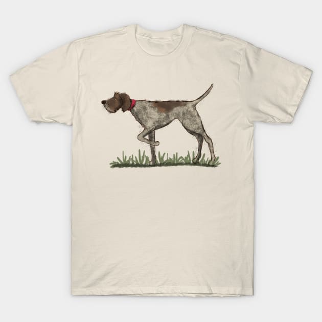 German Wirehaired Pointer T-Shirt by Erasmus-71